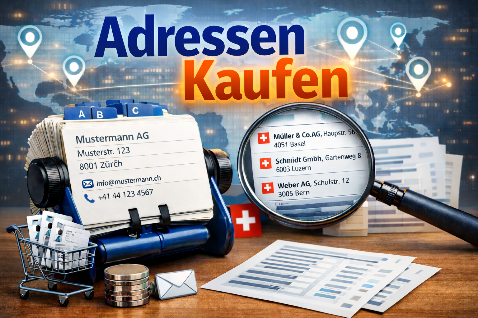 Firmenadressen und Vertriebslisten kaufen